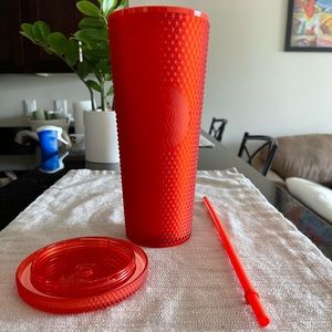 Red Studded Starbucks Tumbler